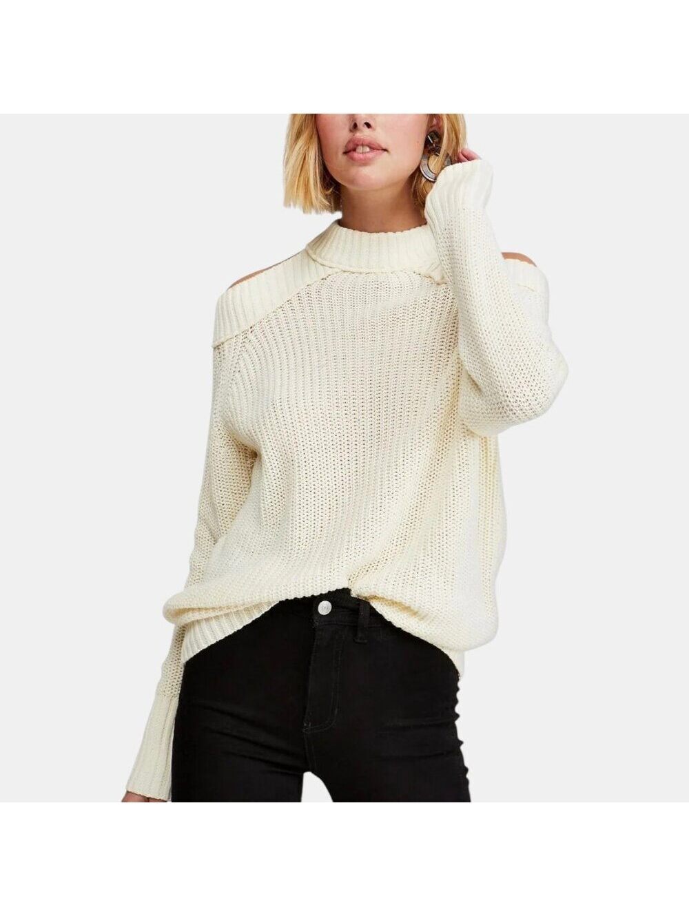 Free People Half Moon Bay Pullover Sweater